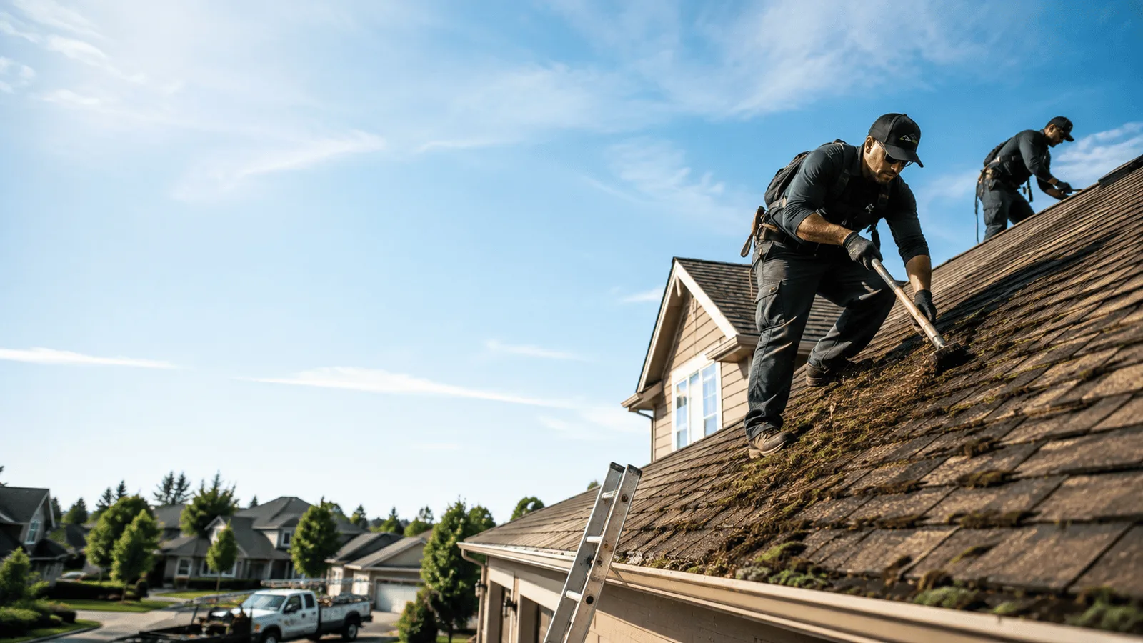 Roof Moss Removal in Cornell, WI near me